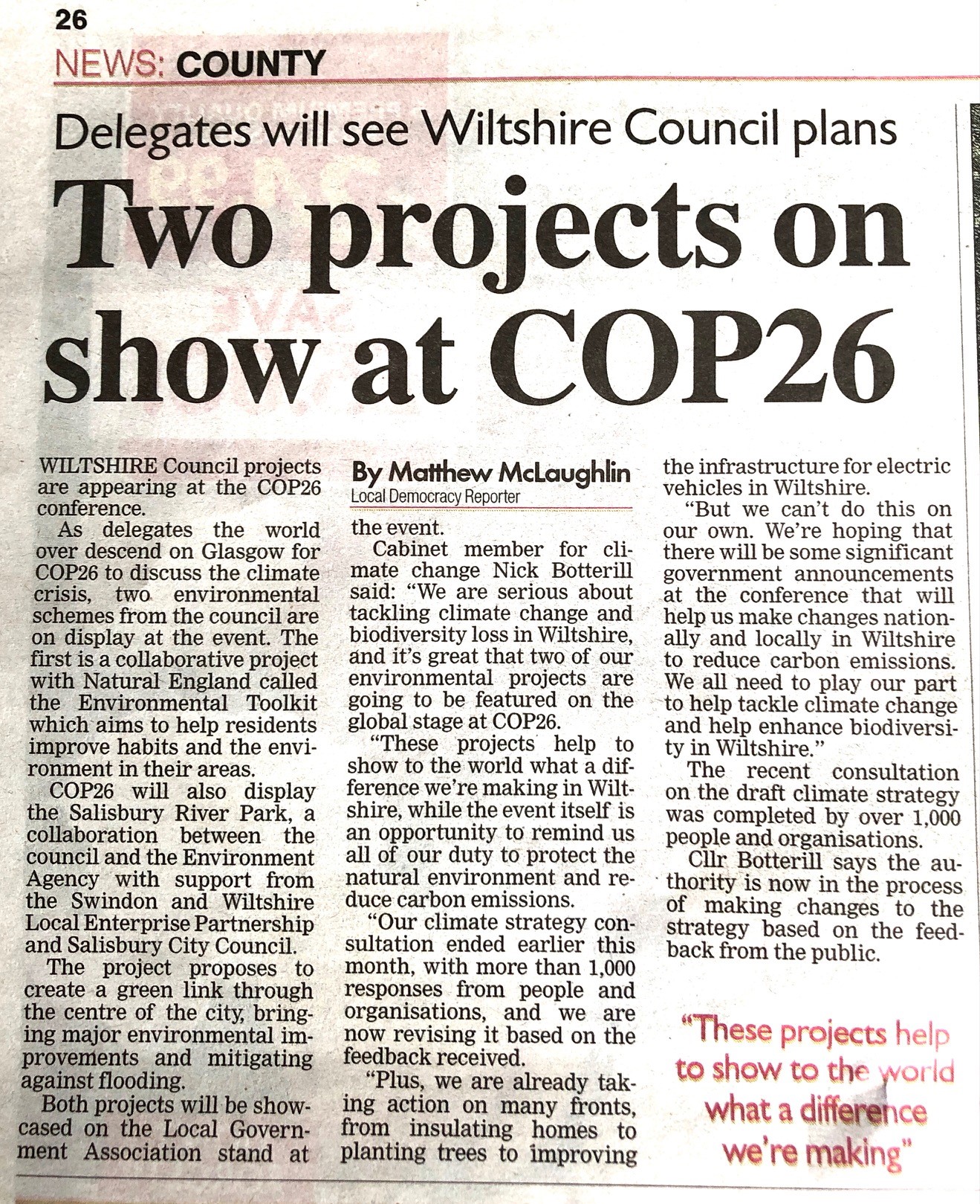 Campaign Against Urban Sprawl To The South of Chippenham CUSS 